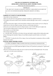 Ceiling Fan Remote Control TR158A, MR101F Instructions