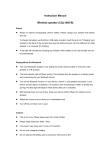 Wireless Speaker CQL1485-B Instruction Manual