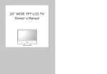 Digital Cynos QEWDCM-20WT TFTLCD TV MONITOR User Manual