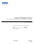 HSD-440 Mark 2 Terminal System Description, Installation, and Maintenance Manual