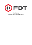 FDT Technologies 2AH7D-FD7902 FDT720P WIFI Bullet User Manual