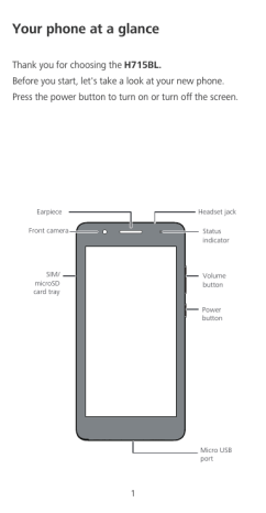 Huawei Technologies QISKIW-A1 SmartPhone User Manual | Manualzz