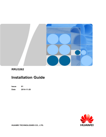 Huawei Technologies QISRRU3262 RemoteRadio Unit User Manual | Manualzz