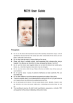Tablet M725 User Guide