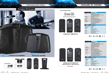 INMUSIC BRANDS Y4O-ENVOIGO PortableSpeaker System User Manual | Manualzz