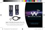 Jangus Music XZ3-ALP55-T WiStereo Digital Wireless Audio Transmitter User Manual
