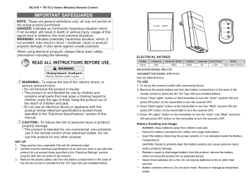 Kab Enterprise Pagtr Remotecontroller User Manual Manualzz