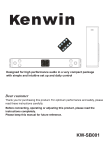 Soundbar system KW SB001 User Manual
