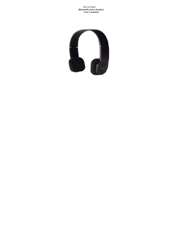 MASTER CHOICE ZF8-PC-217237 BluetoothStereo Headset User Manual | Manualzz