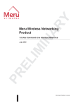 Meru Wireless Networking Product CLI Reference