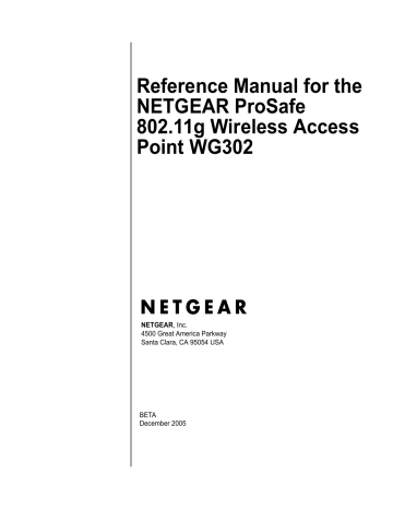 NETGEAR ProSafe WG302 Reference Manual | Manualzz