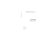 Nihon Kohden ZM-540 PA, ZM-541 PA transmitter Operator&rsquo;s Manual