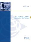 Trimble TS862, TS835 User Guide