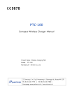 PARTRON 2AD5K-PTC100 WirelessCharging Pad User Manual