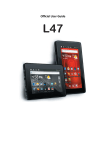 CRUZ L 47 User Guide