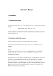 Keyboard Operation Manual