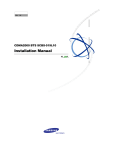 Samsung Telecommunications America NP8SCBS-519L3SHOR OutdoorBTS User Manual