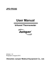 ShenZhen Jumper Medical Equipment 2ADYL-JPDFR302 Infraredthermometer User Manual