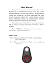 SHENZHEN SAGE HUMAN ELECTRONICS 2ABQE-ITAG Anti-LostDevice User Manual