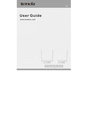 SHENZHEN TENDA TECHNOLOGY V7TN150 WirelessN150 Easy Setup Router User Manual | Manualzz