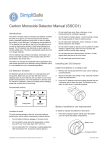 SimpliSafe U9K-CO1000 433MHzTransmitter User Manual