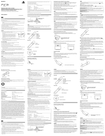 Sony AK8CECHZCM1 WirelessController Instruction manual | Manualzz