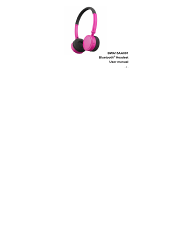 Southern Telecom 2ABV4-BWA001002 KidsBluetooth Headphone User Manual | Manualzz