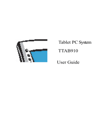 Tatung BJM-TTAB910 TabletPC System User Manual | Manualzz