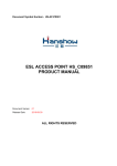 ESL Access Point HS_C09851 Product Manual