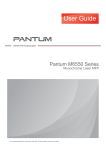 Zhuhai Pantum Electronics 2AEGOPANTUM-1 MonochromeLaser Multifunctional Printer User Manual