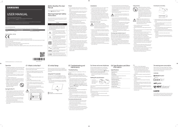 Samsung UE50TU7100U User Manual | Manualzz