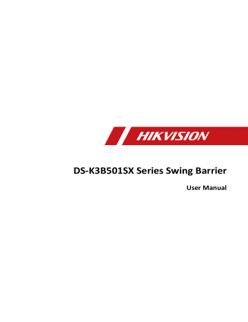 Hikvision DS-K3B501SX Speed Gate and Turnstile User Manual | Manualzz