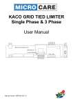 Microcare Kaco User Manual