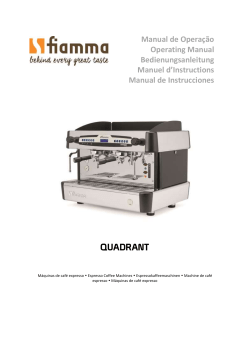 Fiamma QUADRANT - User's manual 