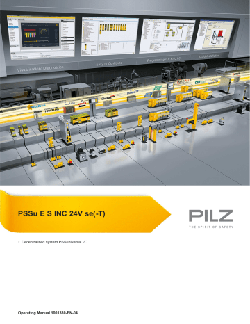 Pilz PSSu E S INC 24V se, PSSu E S INC 24V se-T Manual | Manualzz