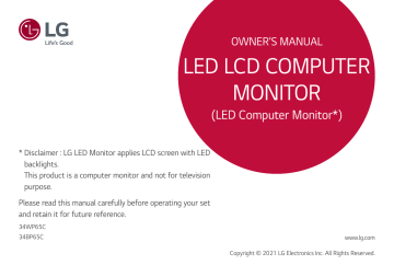 LG 34WP65C-B Owner’s Manual | Manualzz