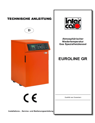Intercal EUROLINE GR 18, EUROLINE GR 48 Technische Anleitung | Manualzz