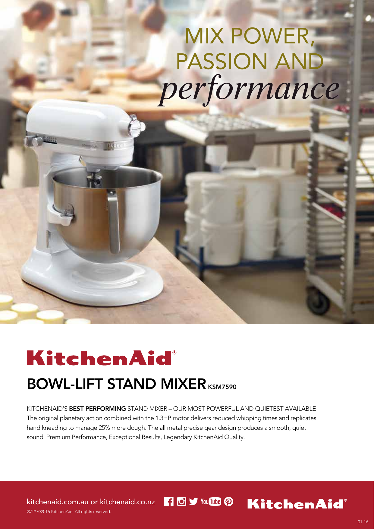 KitchenAid KAFE7L Flat Beater for 7 qt KitchenAid Stand Mixers