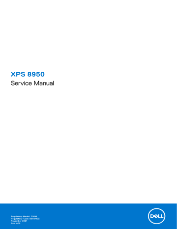 Dell XPS 8950 desktop Service Manual | Manualzz