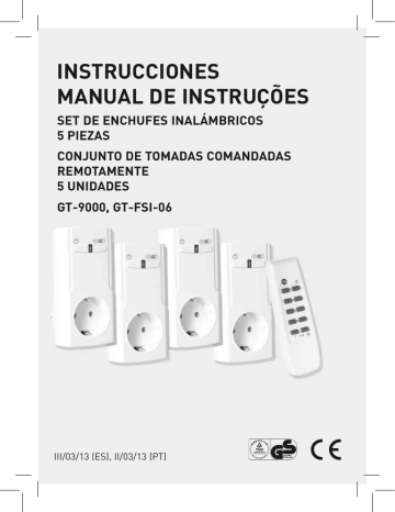 ALDI GT-9000 GT-FSI-06 Indoor Remote Control Socket Assortment Manual ...