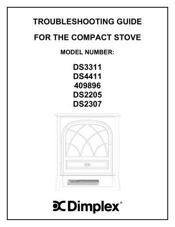 Dimplex 409896 Troubleshooting Manual | Manualzz