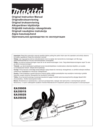 Makita EA3500S, EA3501S, EA3502S Original Instruction Manual | Manualzz