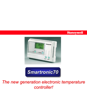 Honeywell Smartronic70 T9275A1002 User Manual | Manualzz