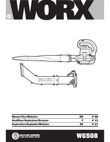 Worx WG508 Manual Manualzz