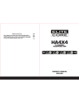Elite Core HA4X4 Owner's Manual