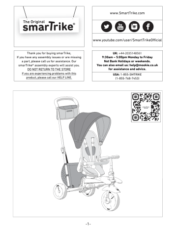 SmarTrike 700 Assembly Instruction 