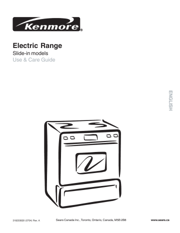 Kenmore C970 Series Use & Care Manual | Manualzz