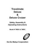 Go-Go Babyz Travelmate Deluxe TMDX Safety, Assembly &amp;  Operating Instructions