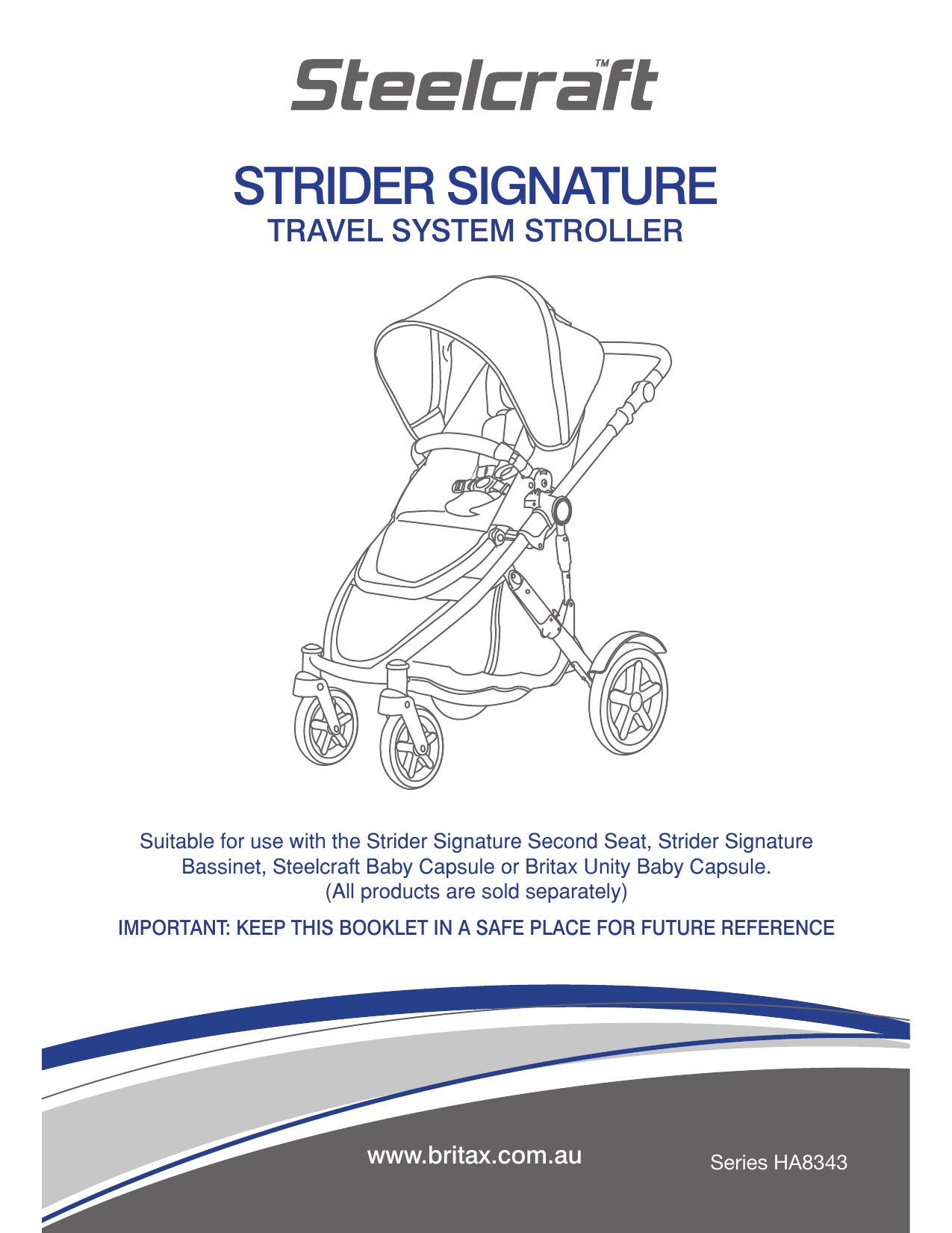 Britax STEELCRAFT STRIDER COMPACT Manual Manualzz