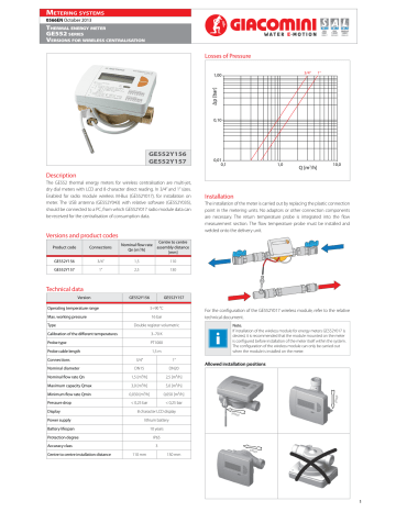 Giacomini GE552Y156 Manual | Manualzz